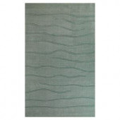 Kas Rugs Subtle Texture Blue 3 ft. 3 in. x 5 ft. 3 in. Area Rug