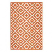 Home Decorators Collection Kilim Orange 3 ft. 6 in. x 5 ft. 6 in. Area Rug