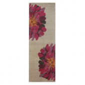 Home Decorators Collection Mora Pink 2 ft. 5 in. x 8 ft. Runner
