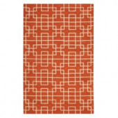 Home Decorators Collection Downtown Tangerine 2 ft. x 3 ft. Area Rug