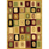 Home Dynamix The Edge Cream 5 ft. 2 in. x 7 ft. 6 in. Area Rug