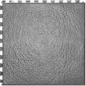 IT-tile Slate Light Grey 20 In. x 20 In. Vinyl Tile,Hidden Interlock Multi-Purpose Floor, 6 Tile