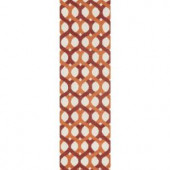 Loloi Rugs Weston Lifestyle Collection Red Orange 2 ft. 3 in. x 7 ft. 6 in. Runner