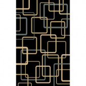 Natco Interlude Circuitry Black 5 ft. x 7 ft. 7 in. Area Rug