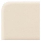 Daltile Semi-Gloss Almond 4 1/4 in. x 4 1/4 in. Ceramic Surface Bullnose Corner Wall Tile