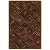 Mohawk Home Ruby Falls Dark Brown 3 ft. 6 in. x 5 ft. 6 in. Area Rug