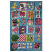 LA Rug Inc. Supreme Funky Girls Quilt Multi Colored 39 in. x 58 in. Area Rug