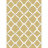 Tayse Rugs Metro Yellow 5 ft. 3 in. x 7 ft. 3 in. Contemporary Area Rug