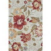 Loloi Rugs Summerton Life Style Collection Mist Red 7 ft. 6 in. x 9 ft. 6 in. Area Rug