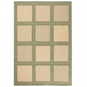 Home Decorators Collection Summit Natural and Green 8 ft. 6 in. x 13 ft. Area Rug