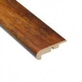 Hampton Bay High Gloss Distressed Maple Honey 11.13 mm Thick x 2-1/4 in. Wide x 94 in. Length Laminate Stair Nose Molding