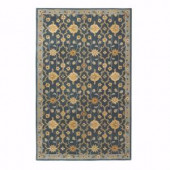 Home Decorators Collection Exeter Blue 8 ft. x 11 ft. Area Rug