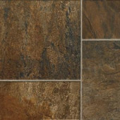 Hampton Bay Canyon Slate Clay Laminate Flooring - 5 in. x 7 in. Take Home Sample