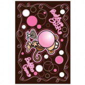 LA Rug Inc. Bobby Jack Don't Burst My Bubble Multi Colored 19 in. x 29 in. Accent Rug