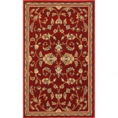 Natco Annora Red 22 in. x 36 in. Accent Rug