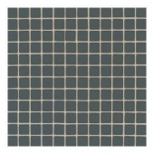 Daltile Maracas Evergreen 12 in. x 12 in. 8mm Frosted Glass Mesh-Mounted Mosaic Wall Tile (10 sq. ft. / case)