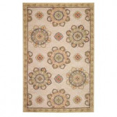 Home Decorators Collection Bianca Beige 2 ft. 6 in. x 12 ft. Area Rug