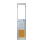 High Tech Pet Power Pet 12-1/4 in. x 16 in., Fully Automatic Patio Pet Door with Dual Pane Low E Glass, Regular Track Height