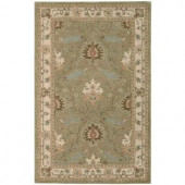 Nourison Earth Treasures Sage 3 ft. 6 in. x 5 ft. 6 in. Area Rug
