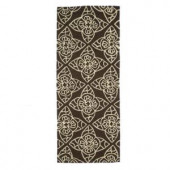 Loloi Rugs Summerton Life Style Collection Brown Ivory 2 ft. x 5 ft. Runner