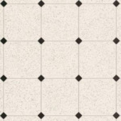 Armstrong Royelle Sheffley Black and White Vinyl Plank Flooring - 6 in. x 9 in. Take Home Sample