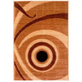 United Weavers Focus Wheat 6 ft. 7 in. x 9 ft. 10 in. Area Rug