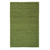 Home Decorators Collection Banded Jute Soft Green 7 ft. x 9 ft. Area Rug
