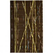 Safavieh Soho Brown/Yellow 3.5 ft. x 5.5 ft. Area Rug