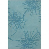 Chandra Counterfeit Blue 7 ft. 9 in. x 10 ft. 6 in. Indoor Area Rug