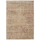 LR Resources Scroll-Work Divine 5 ft. 3 in. x 7 ft. 6 in. Plush Indoor Area Rug