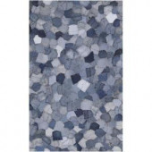 Home Decorators Collection Pockets Blue 4 ft. x 6 ft. Area Rug