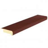 Mohawk Natural Merbau 3/4 in. Thick x 2-1/2 in. Wide x 94 in. Length Laminate Stair Nose Molding
