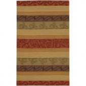 Artistic Weavers Beth Brick Red 5 ft. x 8 ft. Area Rug