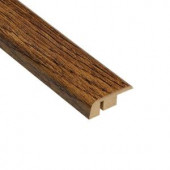 Hampton Bay Oak Burnt Caramel 12.7 mm Thick x 1-1/4 in. Wide x 94 in. Length Laminate Carpet Reducer Molding