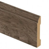 Zamma Greyson Olive Wood 9/16 in. Thick x 3-1/4 in. Wide x 94 in. Length Laminate Wall Base Molding