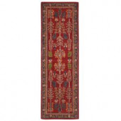Home Decorators Collection Regency Red 2 ft. 9 in. x 14 ft. Runner