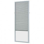ODL 20 in. w x 64 in. h Add-On Enclosed Aluminum Blinds White Steel & Fiberglass Doors with Raised Frame Around Glass