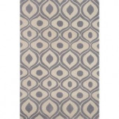Momeni Ibiza Collection Grey 5 ft. x 7 ft. 6 in. Area Rug