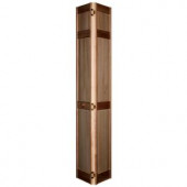 Home Fashion Technologies 6-Panel MinWax Special Walnut Solid Wood Interior Bifold Closet Door