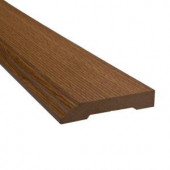 SimpleSolutions Alexandria Walnut 9/16 in. Thick x 3-1/4 in. Wide x 94.5 in. Length Laminate Wallbase Molding