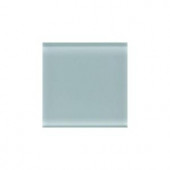 Daltile Circa Glass Spring Green 4-1/4 in. x 4-1/4 in. Glass Wall Tile