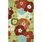 Loloi Rugs Summerton Life Style Collection Lime Multi 2 ft. 3 in. x 3 ft. 9 in. Accent Rug