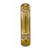 Heath Zenith Wireless Battery Operated Polished Brass Push Button With Lifetime Finish