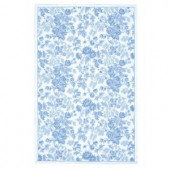 Nourison Country Heritage Ivory/Blue 8 Ft. x 11 Ft. Area Rug