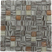 Splashback Tile Blend 12 in. x 12 in. Glass Mosaic Floor and Wall Tile