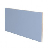 U.S. Ceramic Tile Color Collection Bright Dusk 3 in. x 6 in. Ceramic Surface Bullnose Wall Tile