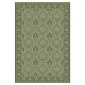 Kas Rugs Celestial Craft Olive 5 ft. 3 in. x 7 ft. 7 in. Area Rug