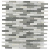 Splashback Tile Cleveland Severn Mini Brick 10 in. x 11 in. Mixed Materials Floor and Wall Tile