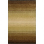 BASHIAN Contempo Collection Brown Ombre Beige 2 ft. 6 in. x 8 ft. Area Rug