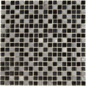 EPOCH Dancez Fandango Stone and Glass Blend Mesh Mounted Floor & Wall Tile - 4 in. x 4 in. Tile Sample